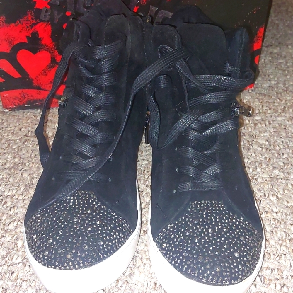 Blinged out Sneakers
